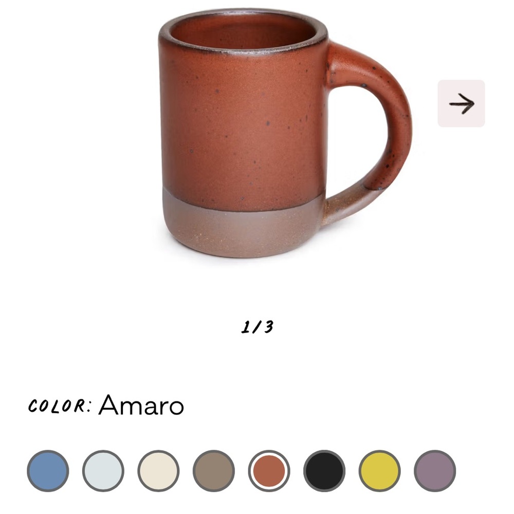 East Fork Pottery Mug in Amaro